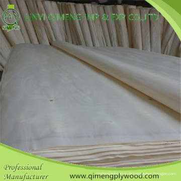 Erstes Grade 0.5mm gebleichtes Pappelfurnier von Linyi Qimeng